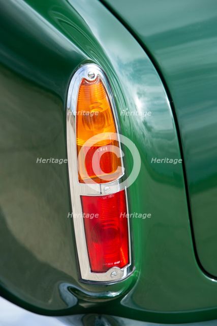 Left tail lights of a 1961 Aston Martin DB4 GT previously owned by Donald Campbell. Creator: Unknown.