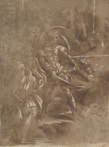 Left Third of a Martyrdom of Saint Peter and Saint Paul., 1508-ca. 1550. Creator: Unknown