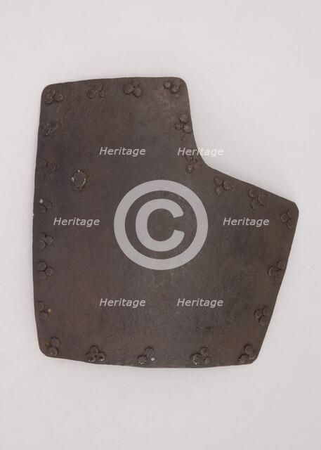 Left Breastplate from a Brigandine, Italian, ca. 1450. Creator: Unknown.
