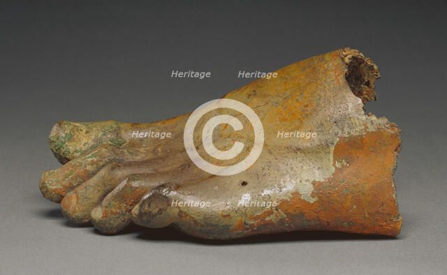 Left Foot from a Statue, late 2nd-3rd century A.D. Creator: Unknown.