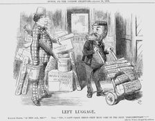 Left Luggage 1876. Artist: Joseph Swain