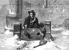 "Left Out In The Cold," by J. Ritchie,...the Winter Exhibition at the French Gallery, Pall-Mall,1869 Creator: W Thomas