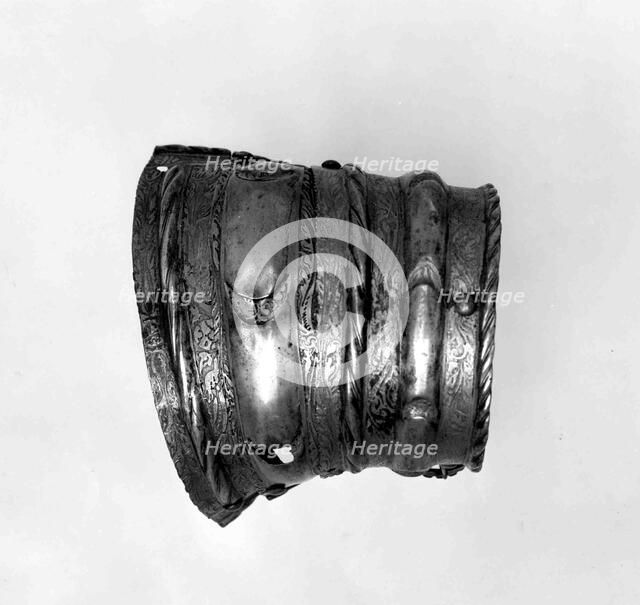 Left Pauldron (Shoulder Defense) from a Boy's Costume armour, Austrian, Innsbruck, ca. 1532. Creator: Hans Seusenhofer.