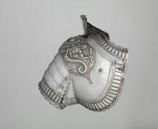 Left Shoulder Defense (Pauldron), German, Augsburg, ca. 1525. Creator: Kolman Helmschmid