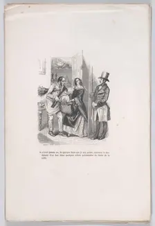 Leftovers from the Little Miseries of Human Life, 1843. Creator: Quichon