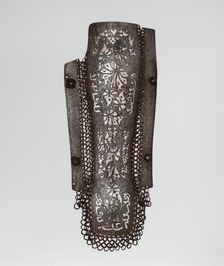 Leg Guard (Right), Turkish, possibly Bursa, mid-15th century. Creator: Unknown