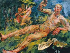 Legal action, 1920. Creator: Anton Kolig