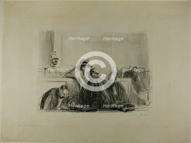 Legal Advice, 1915. Creator: Jean Louis Forain.