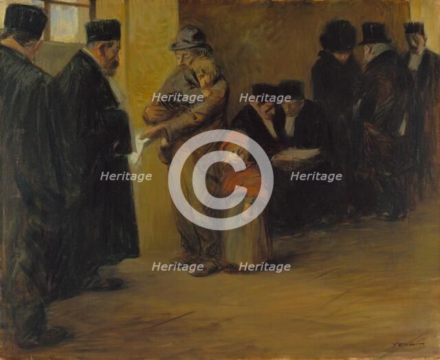 Legal Assistance, 1900s-1910s. Artist: Forain, Jean-Louis (1852-1931)