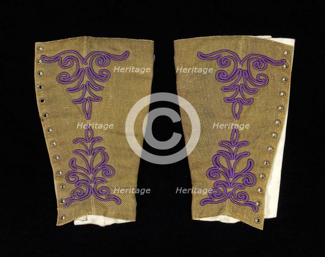 Leggings, American, 1870-79. Creator: Unknown.