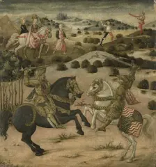 Legend of a Knight (end panel of a cassone), 1450-1474. Creator: Anon