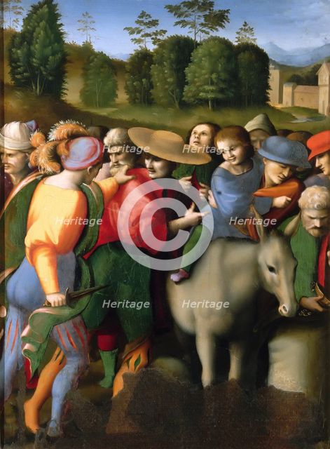 Legend of Joseph: The Finding of the Cap, 1515-1516. Creator: Bacchiacca, Francesco (1494-1557).
