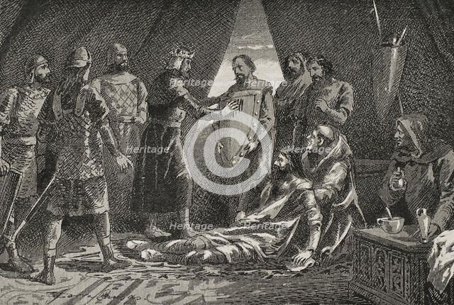 Legend of the Four Blood Bars, 9th century, (1890).  Creator: Unknown.