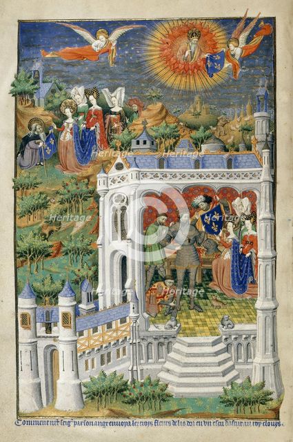 Legend of the Fleurs de Lys, 1414-23. Creator: Master of the Munich Golden Legend.