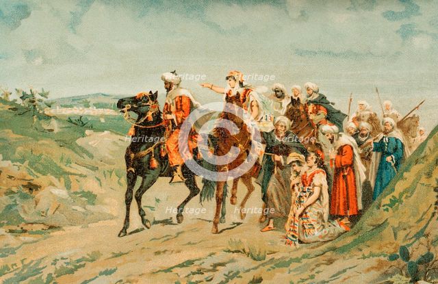 Legend of the Moor's Last Sigh, 1890.  Creator: Unknown.