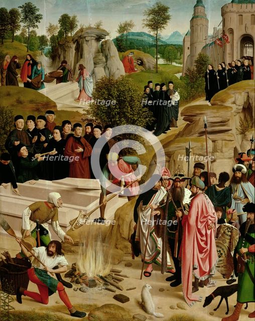 Legend of the Relics of St. John the Baptist, c. 1490. Artist: Geertgen tot Sint, Jans (ca. 1460-ca. 1490)