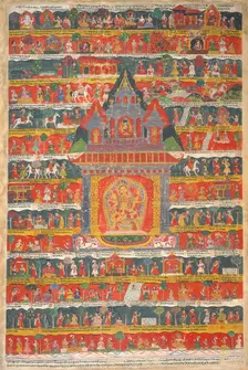 Legend of Vasudhara (Ashvaghosha Avadana), 1744. Creator: Anon