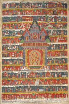 Legend of Vasudhara (Ashvaghosha Avadana), 1744. Creator: Anon