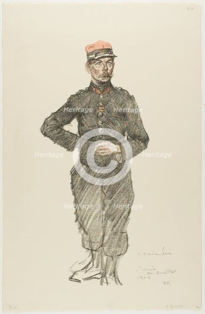Legionnaire, 5663. Creator: Theophile Alexandre Steinlen.