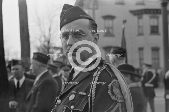 Legionnaire, Bethlehem, Pennsylvania, 1935. Creator: Walker Evans.
