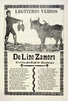 Legítimos versos de Lino Zamora traidos del Real de Zacatecas, 1903