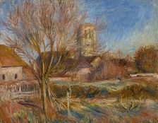 L'église à Essoyes, c 1900. Creator: Renoir, Pierre Auguste (1841-1919)