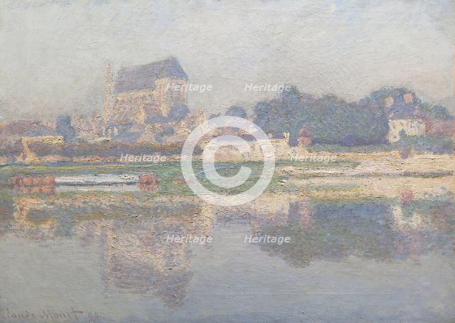 L'église de Vernon, Soleil (The Church in Vernon, Sun), 1894. Creator: Monet, Claude (1840-1926).