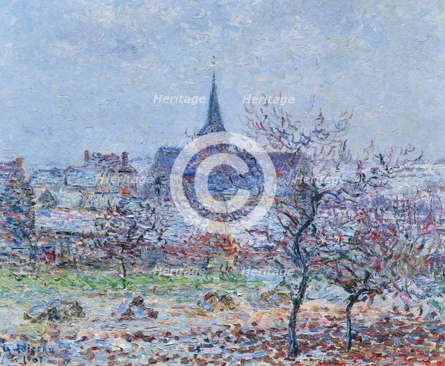 L'église de Bennecourt, 1901. Creator: Loiseau, Gustave (1865-1935).