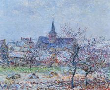 L'église de Bennecourt, 1901. Creator: Loiseau, Gustave (1865-1935)
