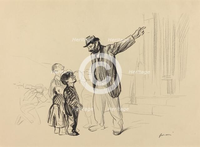 L'Église de leurs pères, c. 1914/1919. Creator: Jean Louis Forain.