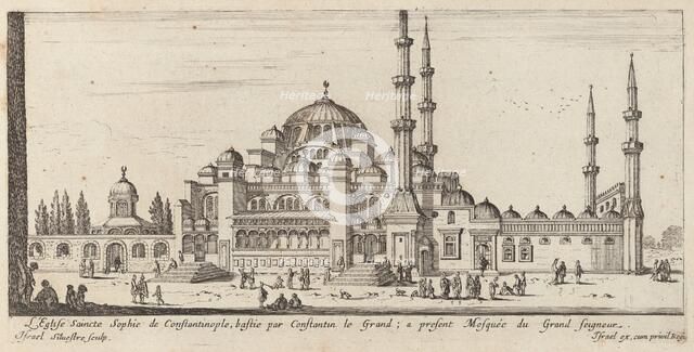 L'Eglise Saincte Sophie de Constantinople, bastie par Constantin le Grand; a present..., 1640-1660. Creator: Israel Silvestre.