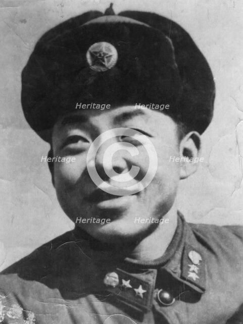 Lei Feng, Chinese soldier of the People's Liberation Army, c1962. Artist: Unknown