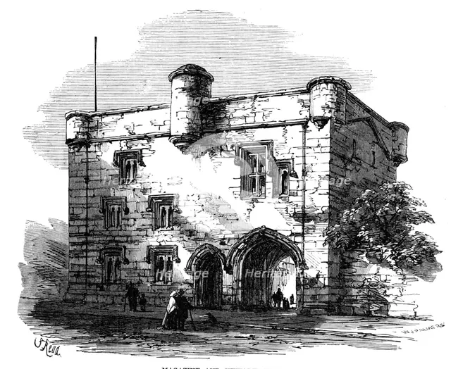 Leicester: Magazine and Newark Gate, 1868. Creator: Unknown.