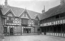 Leicester's Hospital, Warwick: the courtyard, c1890s. Creator: Unknown
