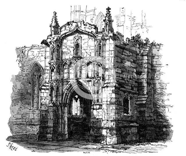 Leicester: South Porch of St. Margaret's Church, 1868. Creator: Unknown.