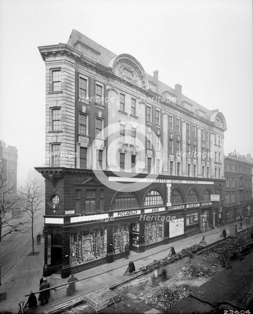 Leicester Square Tube Station, London, 1916. Artist: Bedford Lemere and Company