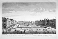 Leicester Square, Westminster, London, 1753. Artist: Thomas Bowles