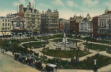 Leicester Square, London c1900s. Creator: Unknown