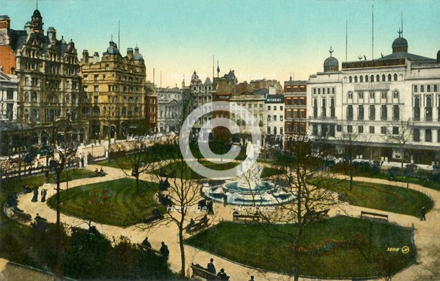 Leicester Square, London, c1910. Creator: Unknown.