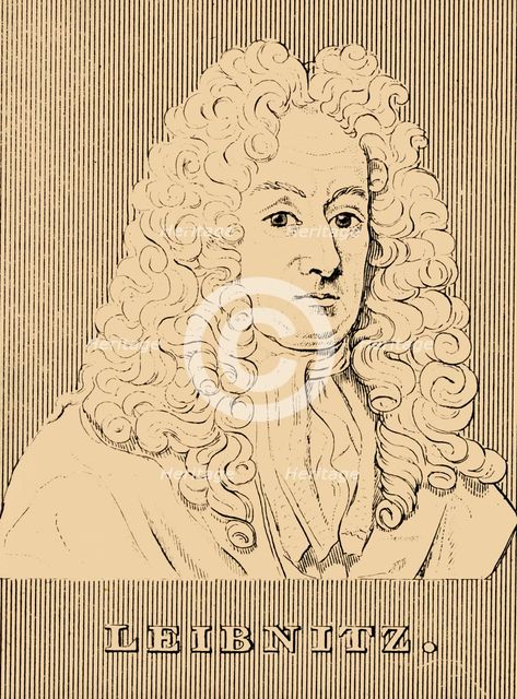 'Leibnitz', (1646-1716), 1830. Creator: Unknown.