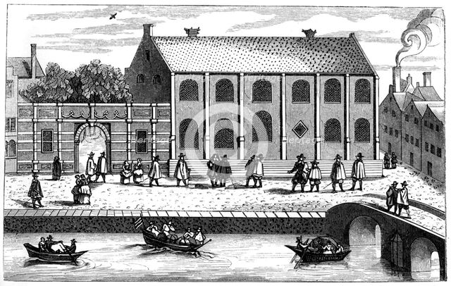 Leiden University, Leiden (Leyden), Netherlands, 1614 (1849). Artist: Unknown