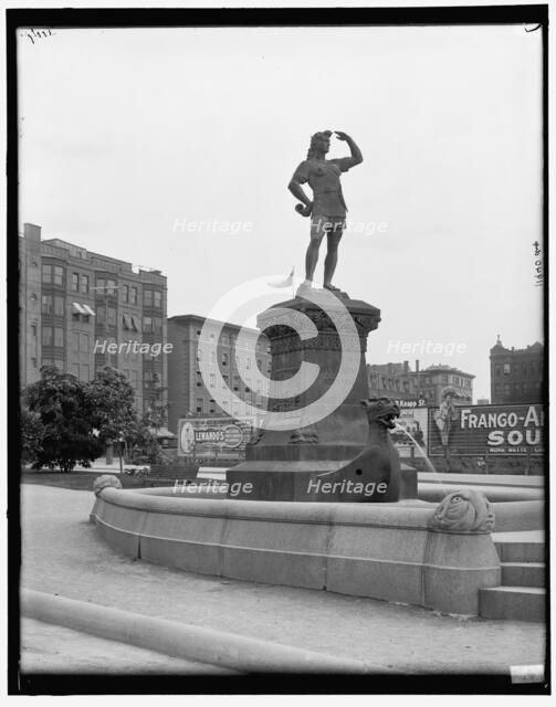 Leif Ericsson Statue, Boston, Mass., between 1890 and 1901. Creator: Unknown.