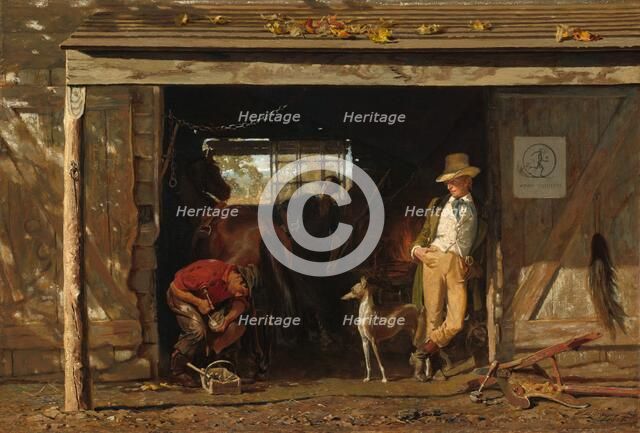 Leisure and Labor, 1858. Creator: Francis Blackwell Mayer.