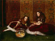 Leisure Hours, 1864. Creator: John Everett Millais