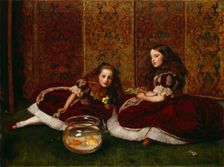 Leisure Hours, 1864. Creator: John Everett Millais