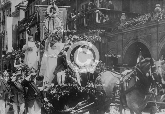 Leipzig Turnfest Procession, 1913. Creator: Bain News Service.