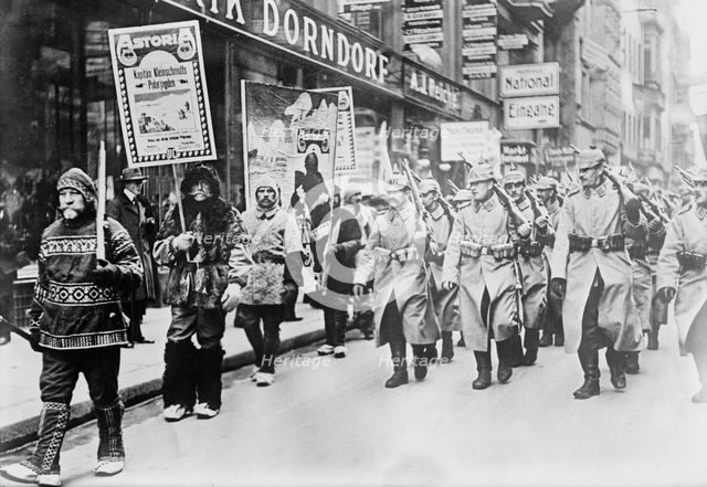 Leipzig during annual fair, 1915. Creator: Bain News Service.
