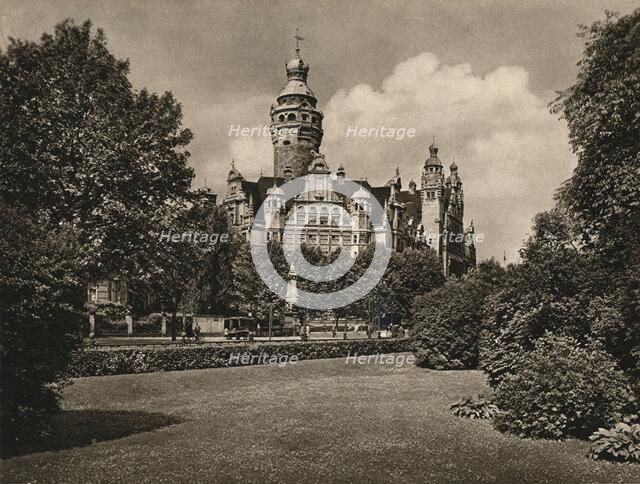 'Leipzig - New Town Hall', 1931. Artist: Kurt Hielscher.