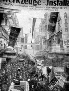 Leipzig's great advertisement parade, Leipzig, Germany, 1922
