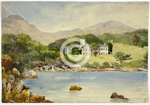 Leitch Castle, 1840/50. Creator: William Leighton Leitch.